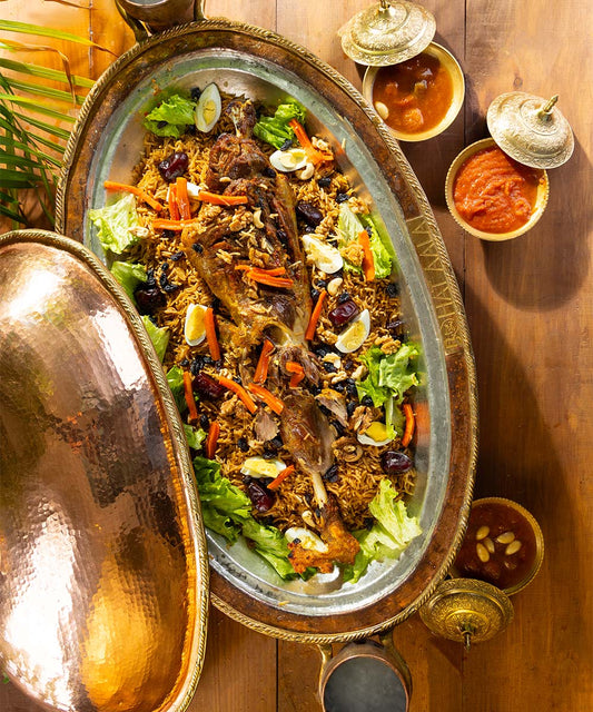 Balochi Dum Mandi Lamb Raan