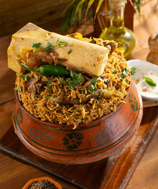Matka Beef Bong Pilaf