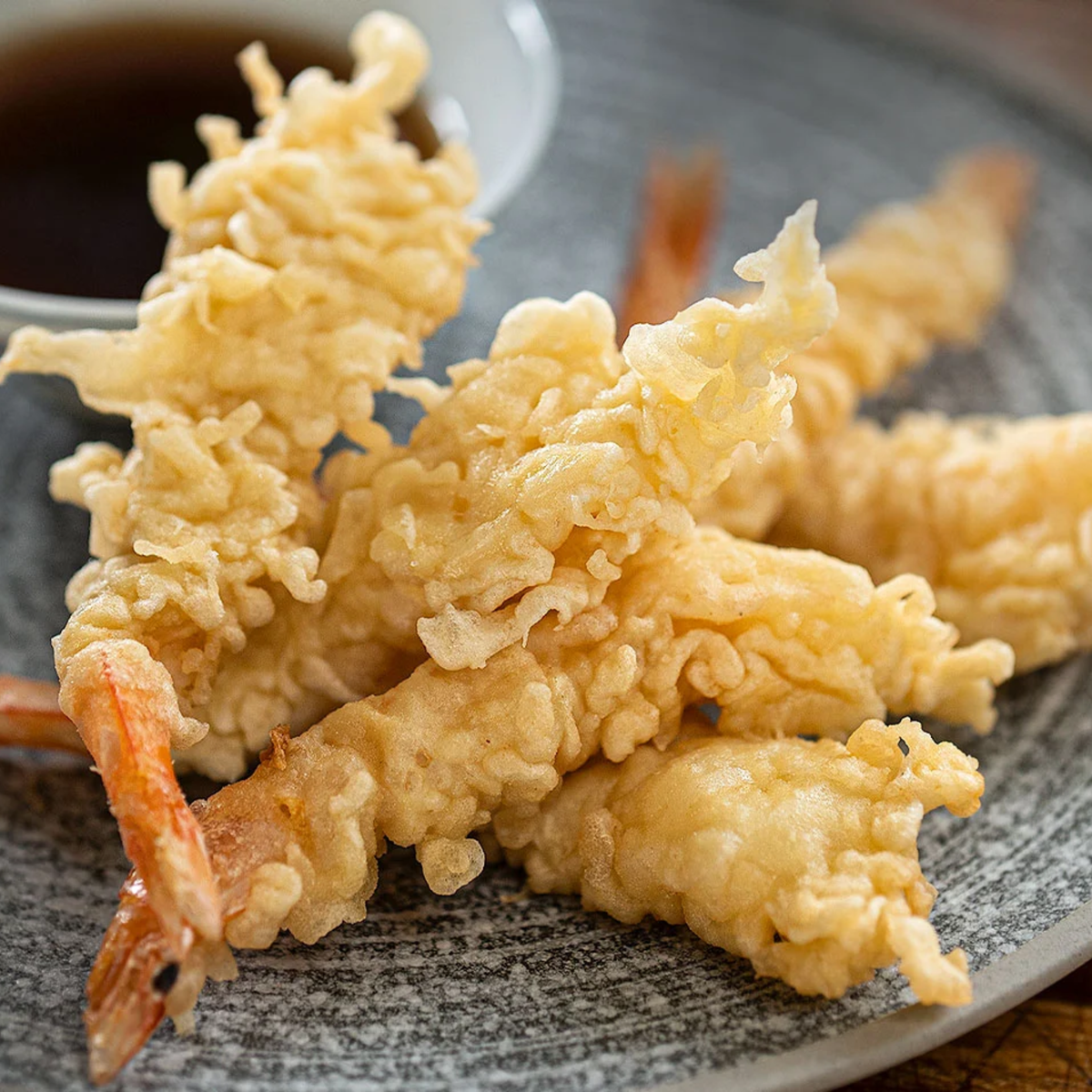 Tempura Prawns, Dashi Soy