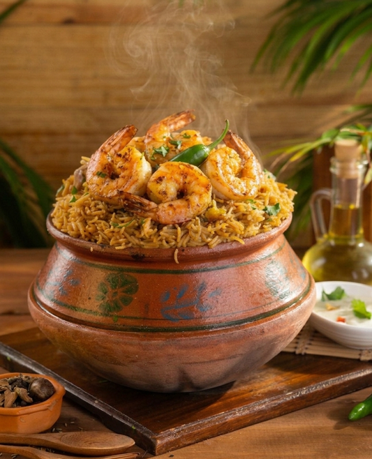 Prawn Hyderabadi Biryani