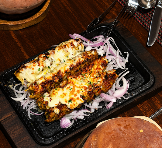 Chicken Koyla Cheese Kebab